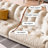 Beige Polyester Modular Sofa cushion couch-171111896