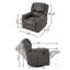 Fauteuil inclinable pivotant Themba-1062511279