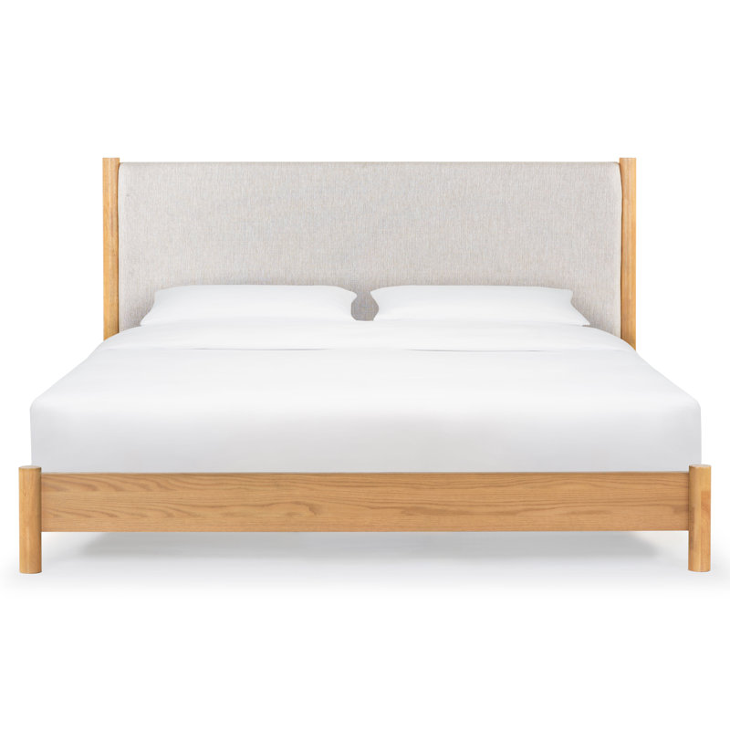 Kaplan Wood Bed, Natural/Beige, King
