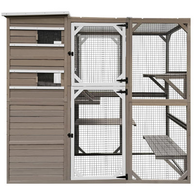 Enceinte d'extérieur pour chat Catio