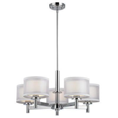 Lustre classique / traditionnel à 5 lumières Jarrett