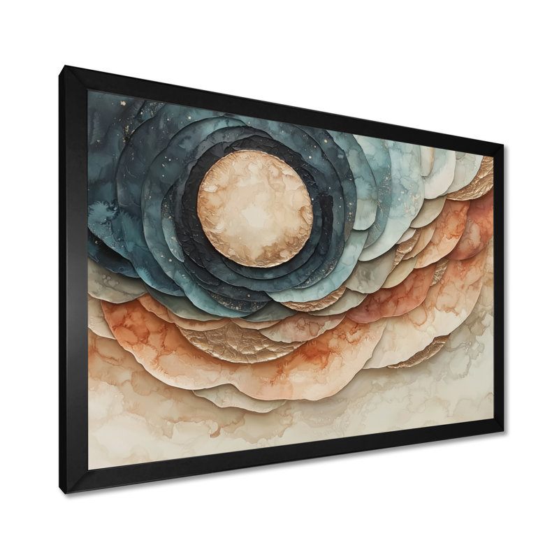 Mabery - Fantasy Wall Art, 30" H x 40" W, Single Picture Framed, Black