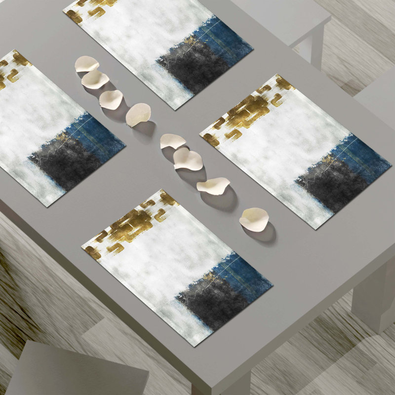 Napperon abstrait en polyester