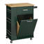 Audy Solid Wood Top Kitchen Cart-2047862422