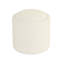 Repose-pieds rond en similicuir Bryttney-1879049730