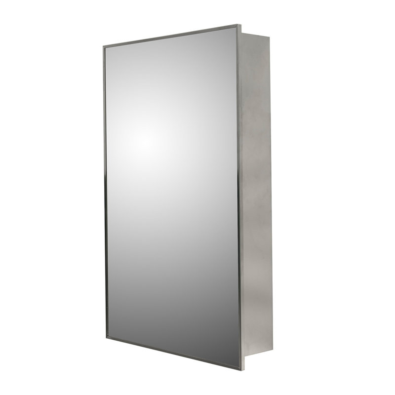 Pharmacie avec miroir et 3 tablettes Khamryn, 18 po x 30 po, Fixé à la surface