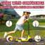 Scooter pliable à 3 roues pour enfants - Scooter jouet pour enfant avec lumières à DEL intégrées et technologie Lean-to-Steer manoeuvrable (jaune)