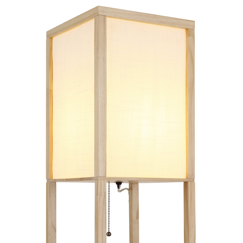 159cm Novelty Floor Lamp, Brown, White