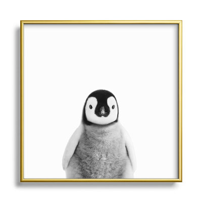 " Baby Penguin Black White "
