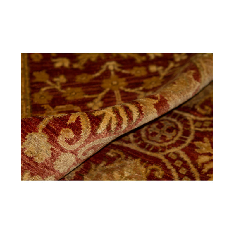 Sultanabad Wool Oriental Area Rug in Rust