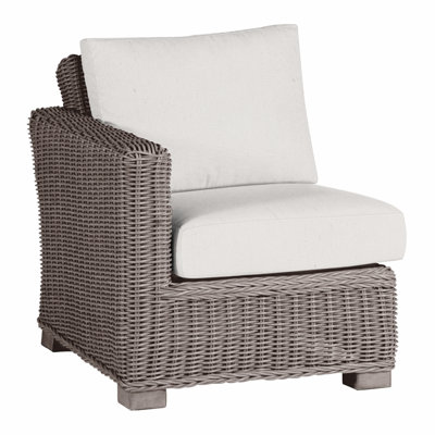 Rustic Woven Sectional Left