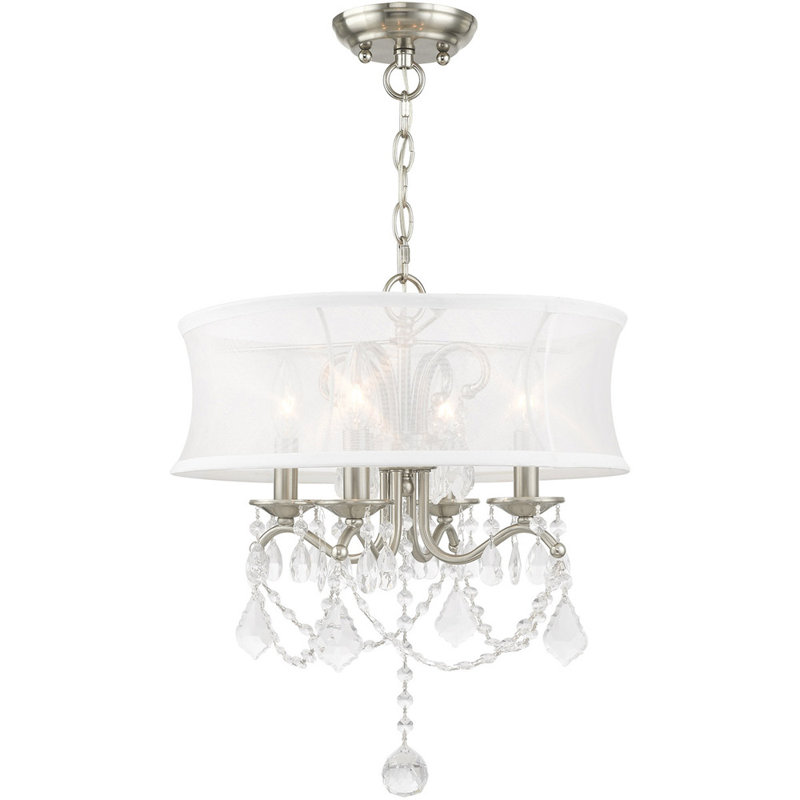4 - Light Drum Chandelier