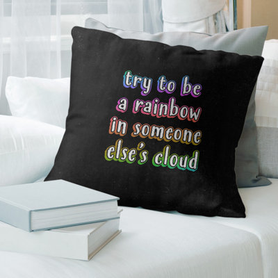 Essayez de devenir un coussin en arc-en-ciel