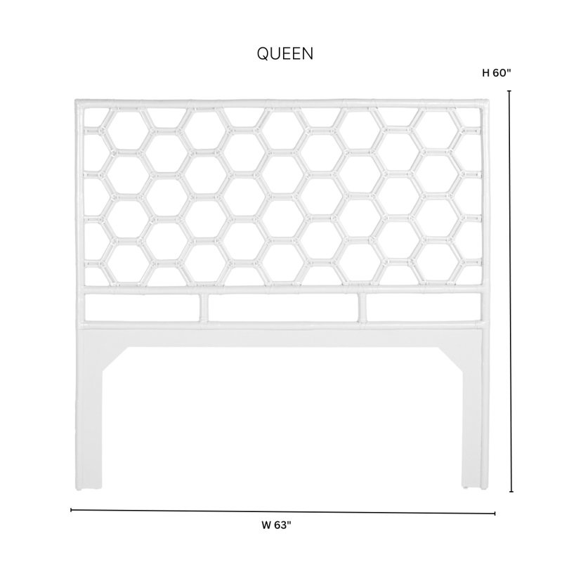 Honeycomb Standard Bed, King, Celery Green