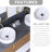 60 Inch Modern Wall-Mounted Floating Bathroom Vanity