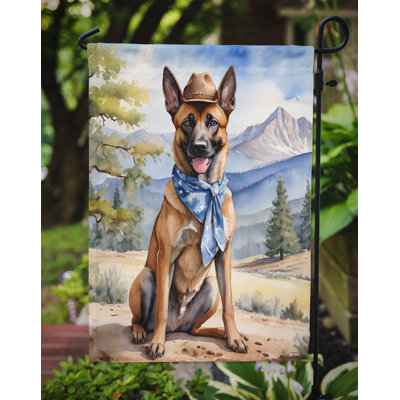 Drapeau Cowboy Welcome Garden