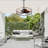 OutDoor Water Proof Ceiling Fan w/ LED Lights Quiet DC Motor Remote and App Contorl 3 Color Tone and 6 Speed