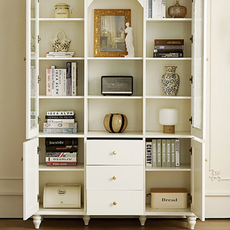 French style romantic storage bookcase