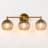3-Light Bathroom Dimmable Vanity Light，Broken glass design-335405530