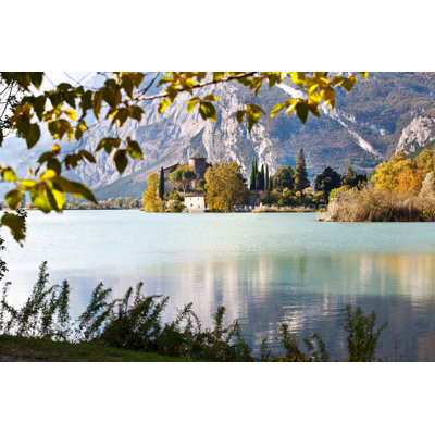 Reales Castel Toblino In Trentino - Wrapped Canvas Print