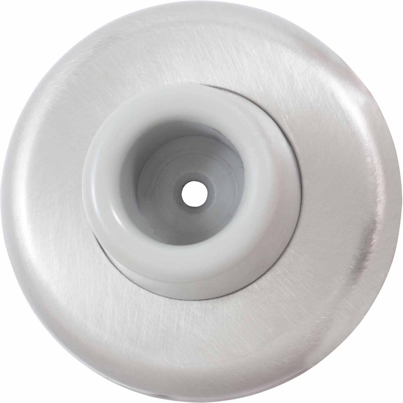 Tour de lit concave en zinc, Nickel satiné