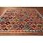 Tapis oriental à motif géométrique Kilim All-Over 8 x 10