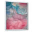 «Pink and Blue Ink Clouds I», peinture sur toile-67232307-67232308