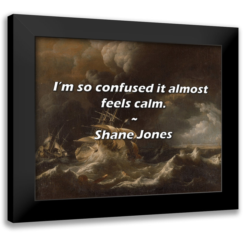 Citation de Shane Jones: «Je suis si confus qu'il semble presque calme.