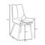 Chosposi Upholstered Swivel Dining Chair-32091800