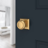 2.21875 X 2.21875 X Lifetime (PVD) Satin Brass Round