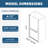 Pivot Shower Door With Stainless Steel Handle - 1/4" Tempered Glass Black Comfortable