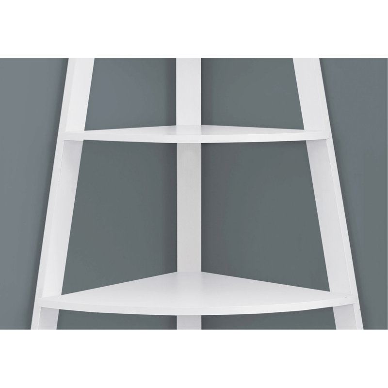Bibliothèque blanche H 60 "dans le couloir - moderne avec tablette fixe