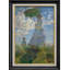 «Woman with a Parasol» par Claude Monet - Peinture sur toile encadrée-86450245