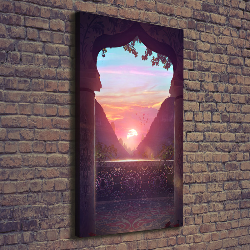 Architecture East - Wrapped Canvas Print