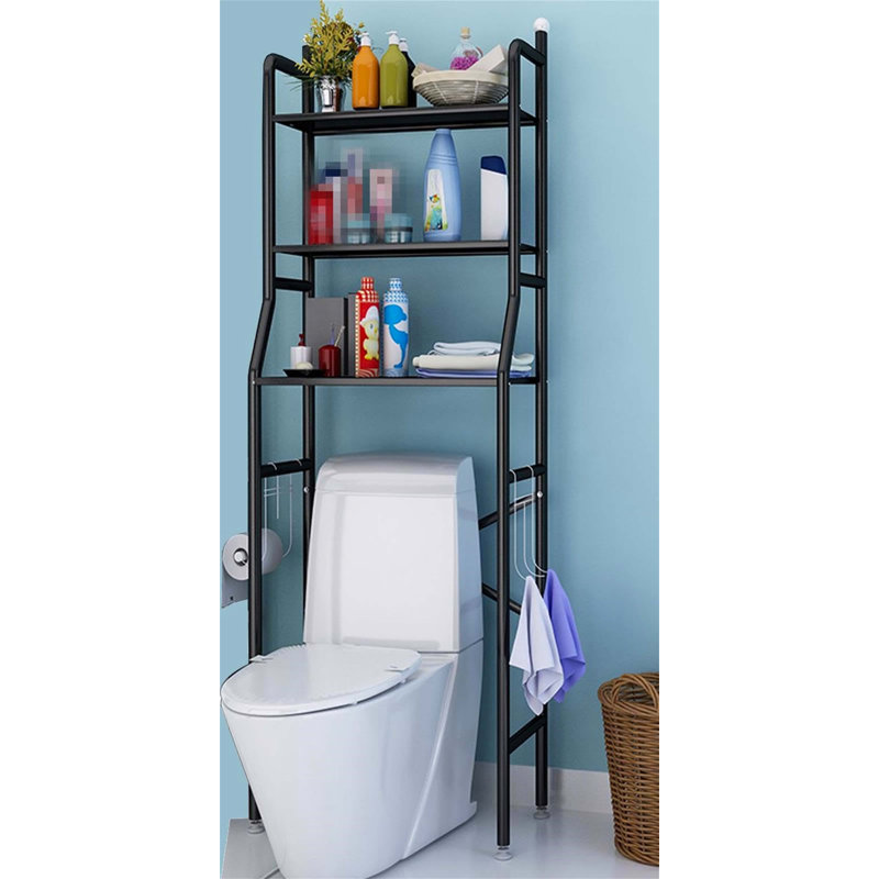 Aaleeyah Metal Over The Toilet Storage, Black