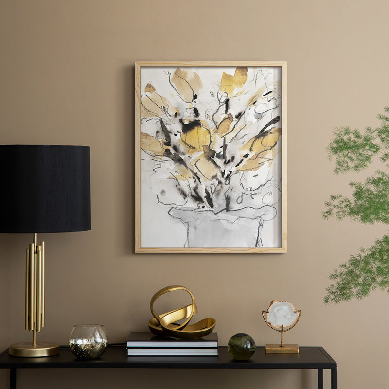«Seasonal Gatherings II», reproduction encadrée - bois massif, Naturel, H 11 po x l 9 po