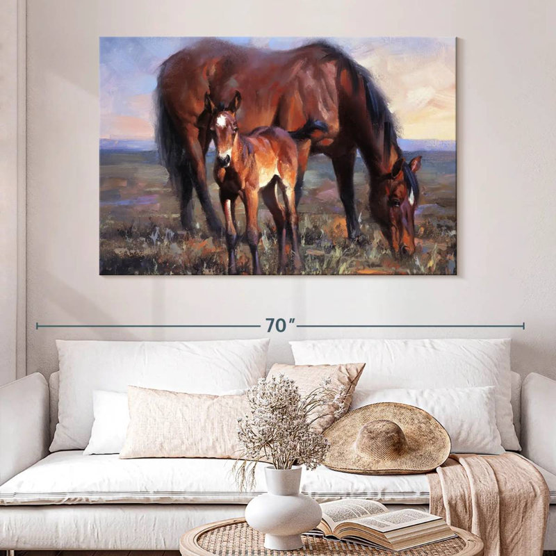Brampt The Bay Filly, 34" H x 51" W