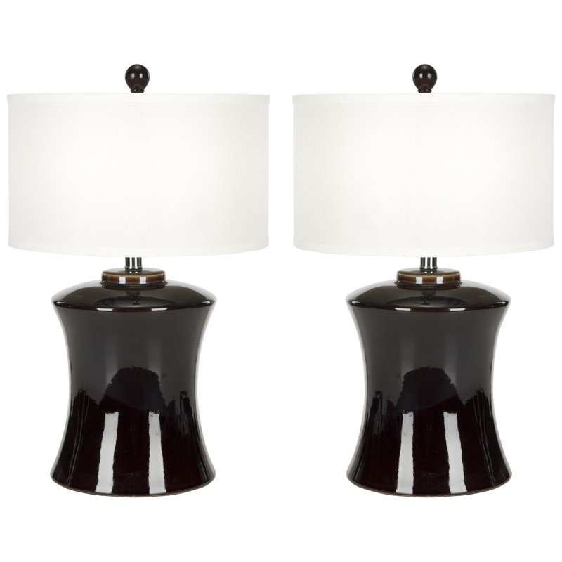 Ensemble de lampes de table en céramique 24 po Nicola