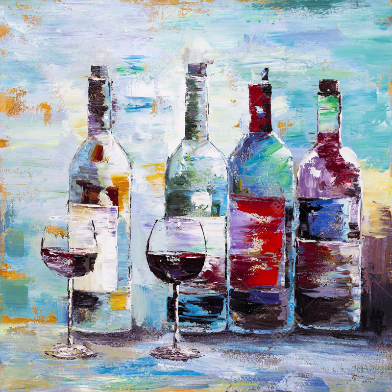 "Quatre bouteilles de vin"