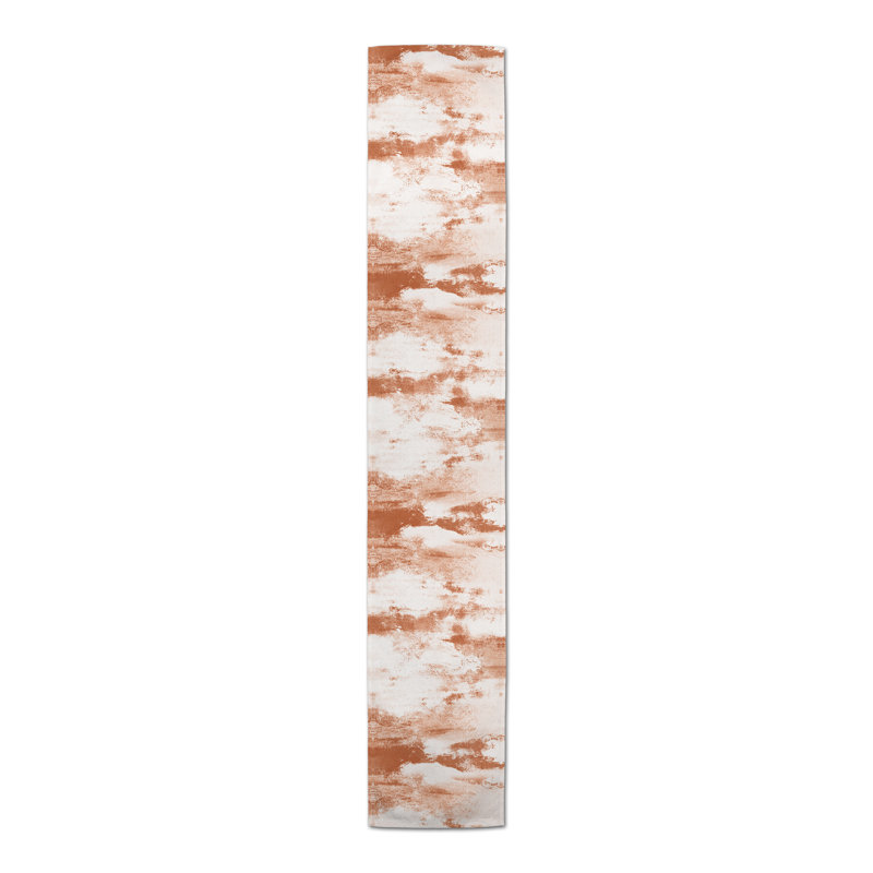 Chemin de table Askey, 90 po x 16 po, Orange