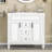 Clent 36.12'' Single Bathroom Vanity with Resin Top-283745616
