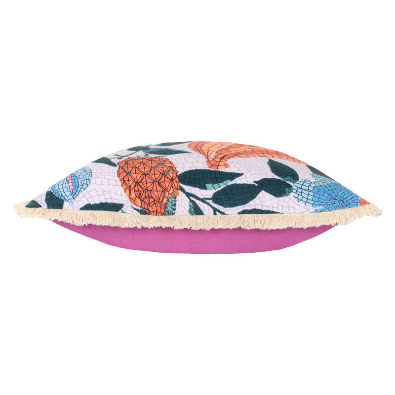 Cypressa Floral Square Cushion, Lilac