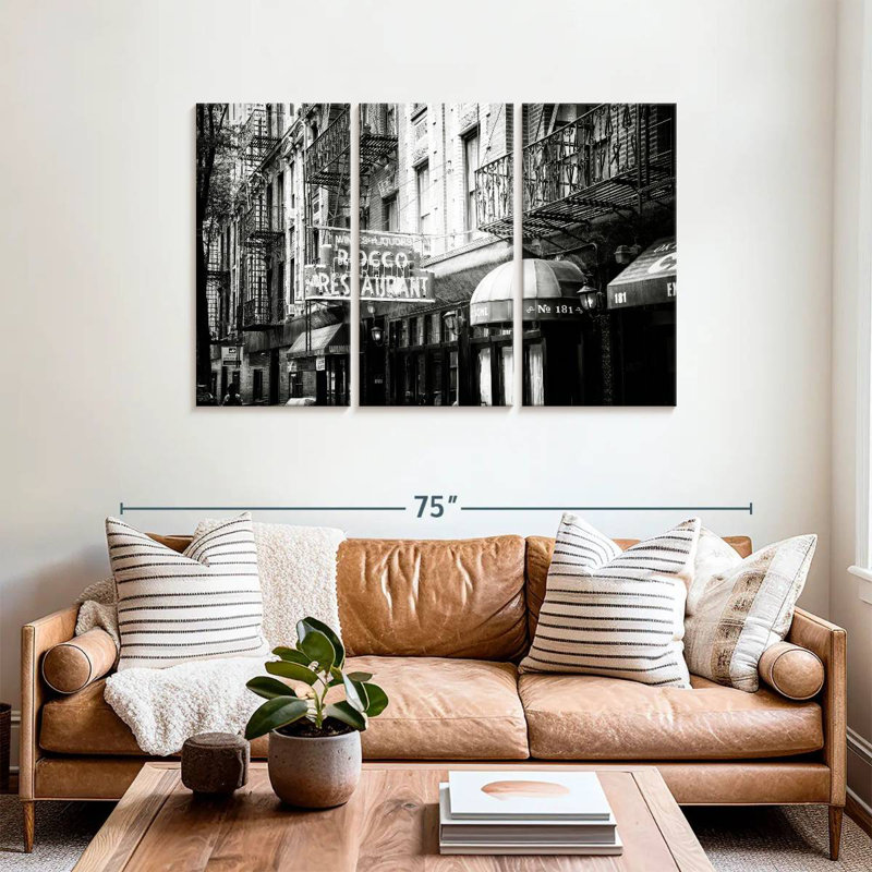 Façades de bâtiments Sirci NYC I, H 36 po x l 57 po