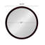 Miroir mural rond en bois-912165431