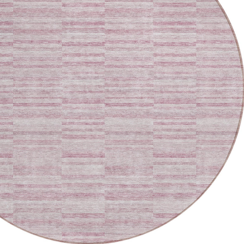 Tapis rond beige 8 po