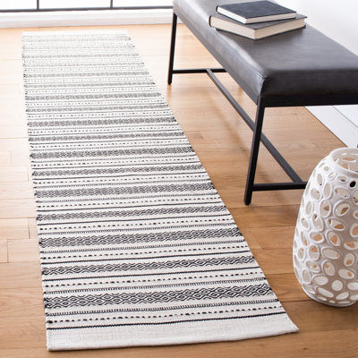 Mehara Flat Weave Cotton Striped Rug