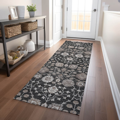 Tapis intérieur / extérieur noir Selma