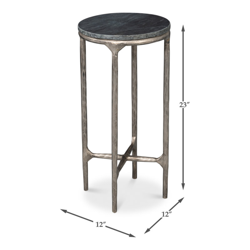 Derrick Marble Top End Table