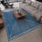 GLN Rugs Contemporary Collection - Machine Washable Modern Area Rug, Contemporary Washable Rug, Non Slip Area Rug, Abstract Living Room Rug, Bedroom Rug, Bathroom Rug (Blue Rug)-259992391