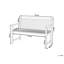 Eneida Solid Wood Acacia Outdoor Bench-801524488
